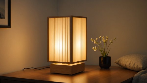 Créez une ambiance zen avec une lampe de chevet japonaise